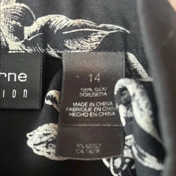 VINTAGE silk button up - Picture 5 of 7